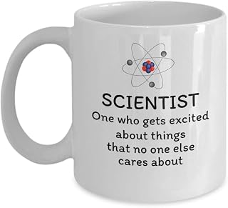 Science teacher student graduate Physics chemistry mathematics coffee mug - Scientist funny definition - Laboratory joke novelty gift accessories - unique 11 oz ceramic tea cup present