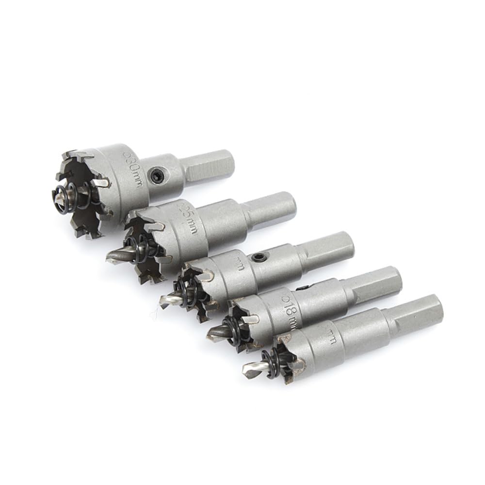 14-100mm TCT ドリルビット ハード合金 ホールソー ステンレススチール スチール アルミニウム 金属 カーバイド ドリル