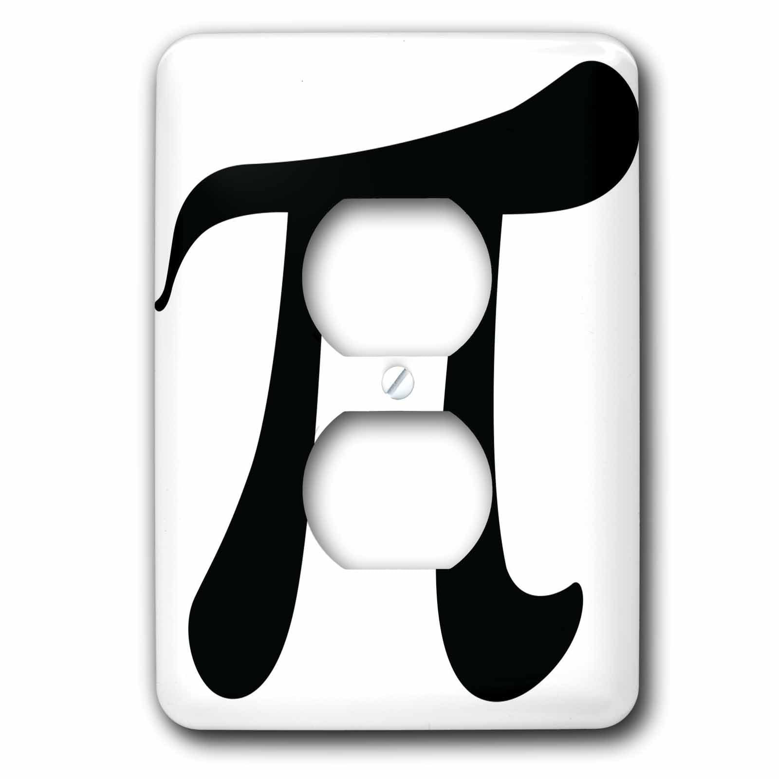 Pi symbole mathématique plaque pour prise murale dans un bureau d'architecte