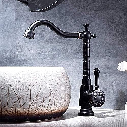 Robinet de lavabo de salle de bains mitigeur eau chaude froide pour rénovation vasque