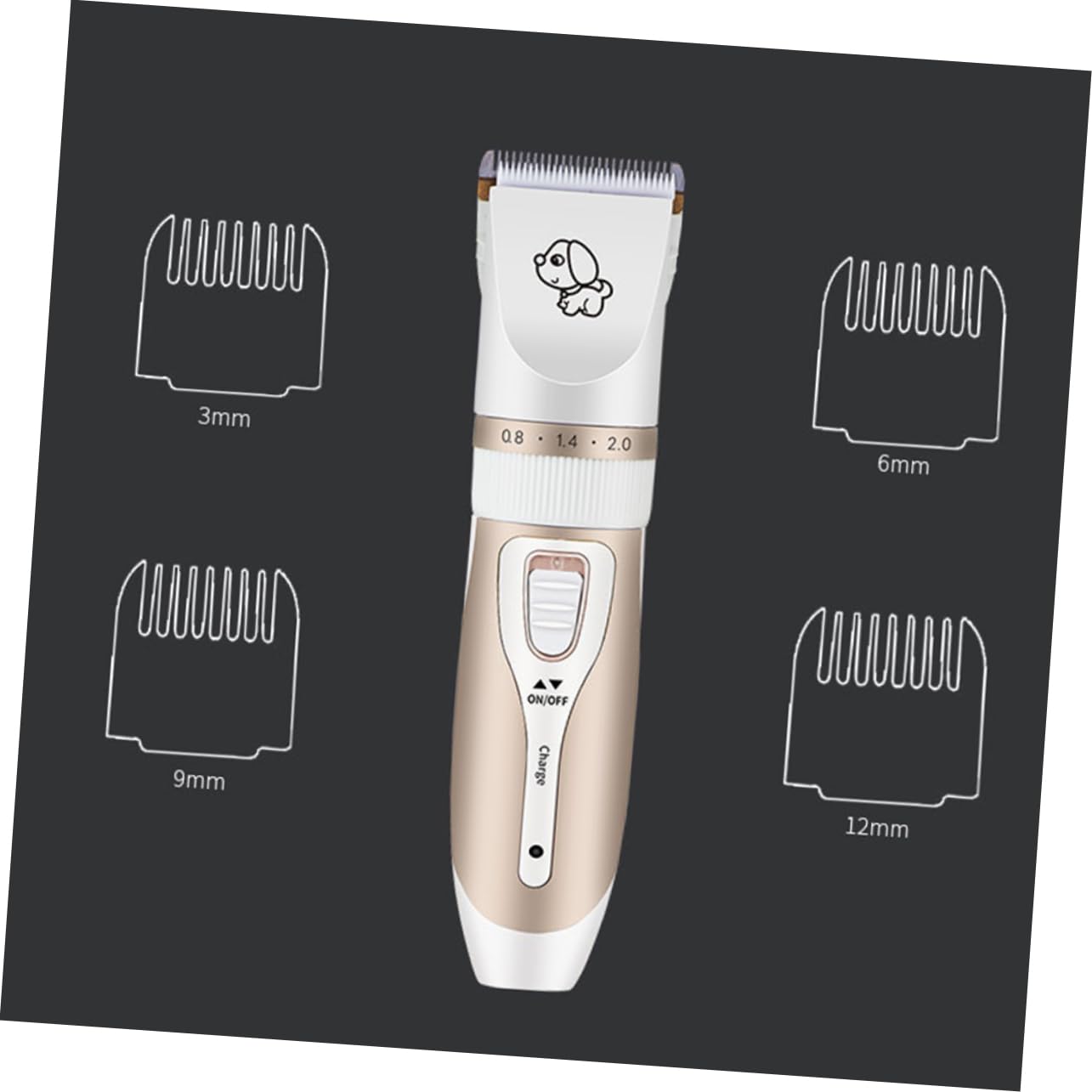 SEWOART Pet Clippers for Dogs Safe Head Design Pet Hair Trimmer for Dogs Cats Rabbits