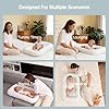 Baby Lounger-Infant Lounger for Newborn, 0-24 Months, Portable Tummy Time Mat for Home and Travel, Breathable Cotton(Cover Included), Supervised Use, Baby Essentials(White), Pallet of Product #5