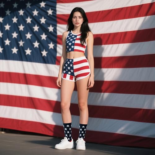 Image of Zando Novelty Striped Retro Vintage Casual Crew Socks for Women - Cotton Sporty Calf Socks
