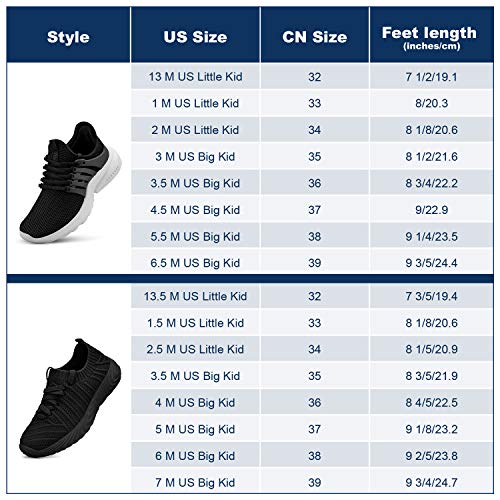 domirica Girls Slip-On Sneakers Ultra Lightweight Hiking Shoes Breathable Non-Slip Running Tennis Athletic Shoes Pink 7 Big Kid - Thumbnail 6