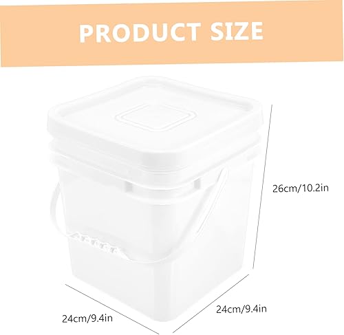 Miniatura 7 de SOLUSTRE Dispensador de alimentos Cubo sellado Contenedor de lavandería Contenedor de plástico para alimentos contenedores para jabón de lavanderia