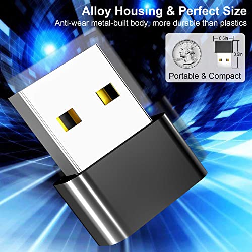 Qui Metal Usb Mouse Jiggler With Switch Button,Automatic Mouse Mover With 2 Jiggle Modes,Supports Multi-Track,Driver-Free,Plug-And-Play Keeps Pc/Laptop Awake #TOP4