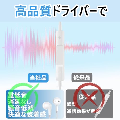 beefeed タイプc イヤホン 有線 マイク付き【業界の技術革新・音質強化版・HIFI音質】USB type-c イヤホン 純正 iPhone15/16対応 リモコン付き 音量調整 クリア通話 重低音 遅延なし ステレオイヤフォン 騒音低減 絡み防止 人間工学 快適な装着感 小型·軽量·防汗 iPhone/Android/ios/Xperia/iPadなど各機種対応 収納袋付き(ホワイト)