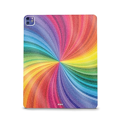Image of MightySkins Carbon Fiber Skin Compatible with Apple iPad Pro 12.9 inch M2 6th Gen (2022) Full Wrap Kit - Color Swirl | Protective, Durable Textured Carbon Fiber Finish | Easy to Apply | Made in The USA