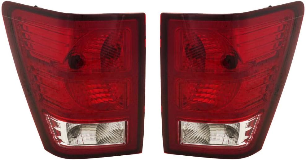 CarLights360 For Jeep Grand Cherokee 2007-2010 Tail Light Assembly Driver Side CAPA Certified CH2800172 | 55079013AC