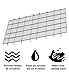 MidWest Homes for Pets Floor Grid for Dog Crate; Elevated Floor Grid Fits Models 1336TD, 1536, 1536DD, 436, 436DD, 1936, 1936DD, 1636/1636DD CURVED SLIDE BOLT LATCH, Black; Model FG36B
