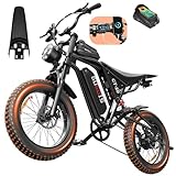 2500W/2000W/1500W Electric Bike for Adults & Teens, Fast eBike with 52V 25Ah/48V...