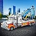 Tow Truck Building Kit 781 PCS, Crane Semi and Trailer Car Transporter, Construction Vehicles Building Blocks Set, Rescue Cars Compatible with Lego Truck, Gift for Boys Age 6-12 8-14 & Girls