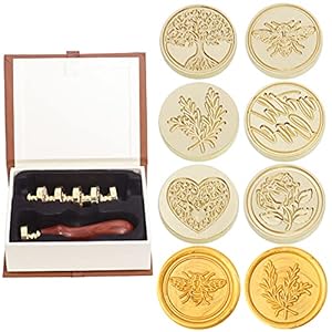 SWANGSA Wachssiegelstempel Set Baum des Lebens