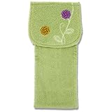 オカ(OKA) エトフ トイレットペーパーホルダーカバー グリーン ( かわいい トイレ おしゃれ 可愛い 北欧 ストック収納付き )