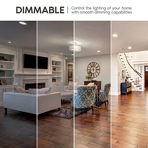 Luxrite A19 Led Light Bulbs 100 Watt Equivalent Dimmable, 3500K Natural White, 1600 Lumens, Enclosed Fixture Rated, Standard Led Bulbs 15W, Energy Star, E26 Medium Base - Indoor And Outdoor (4 Pack) #TOP5