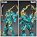 CSNRHG Green Dargon Samurai mech Robot with Long Spear Model Building Blocks Toy Set Mythical Birthday for Age 8+ Children Adults Teens 704 Pieces