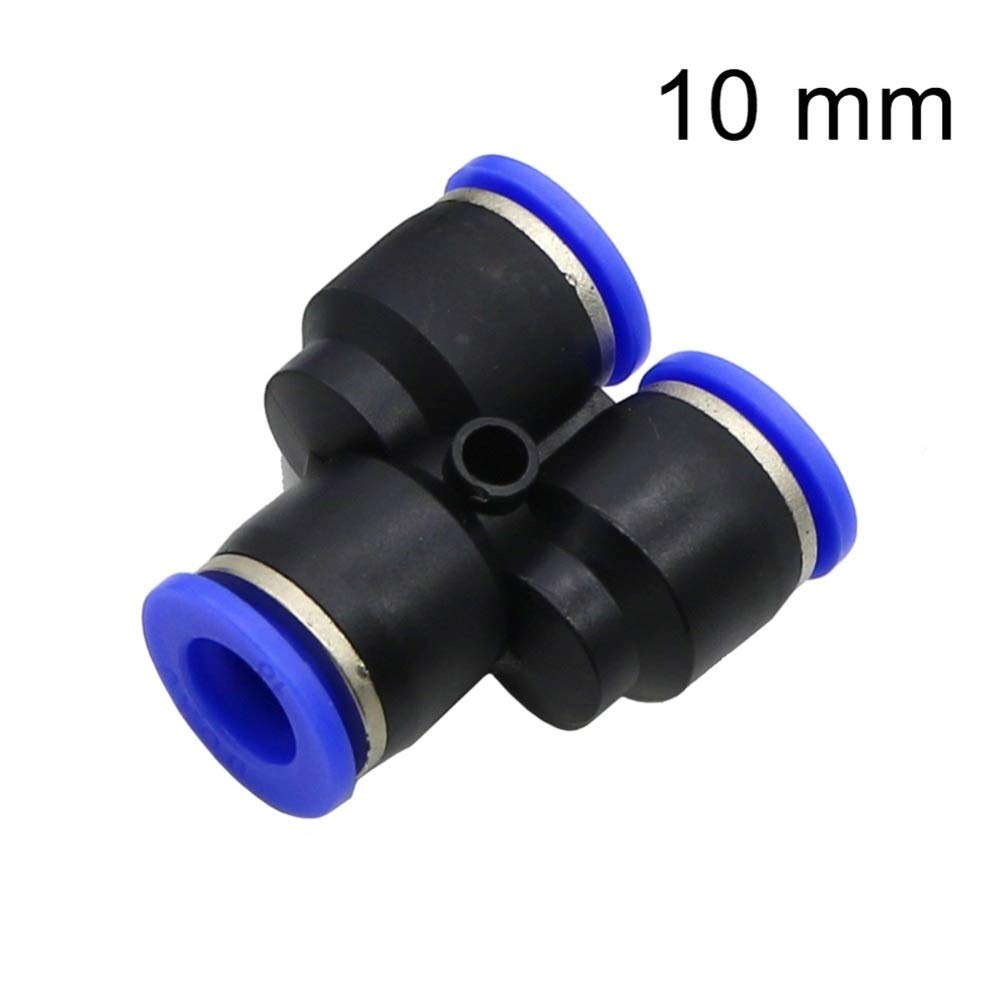 Connettore per tubo flessibile Connettore a Y con bloccaggio a slittamento da giardino, attacco rapido for ugello di raffreddamento a nebbia, 6 mm, 8 mm, 10 mm, connettore di bloccaggio, 50 pezzi