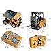 Mini RC Construction Series – Pocket Dump Truck, Excavator & Forklift Set, 1/64 2.4GHZ Mini RC Car Engineering Vehicle Desktop Toys (Crane & Forklift 2-in-1)