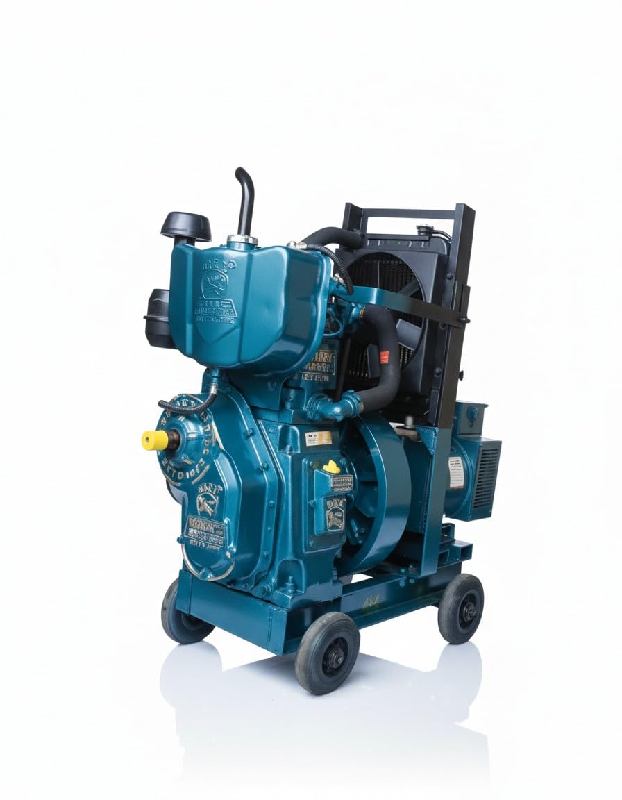 6KW Diesel Power Genrator Set Water/Air Cooled Three Phase 230 Volts With 10 Bph Power Diesel Engine.-picture-10