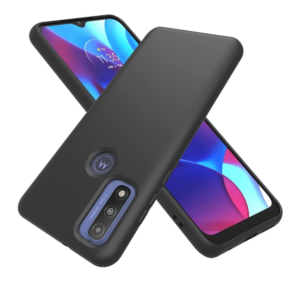 Krkis Carbon Fiber Ultra Slim Silicone Shockproof Hybrid Case Back Cover for Motorola Moto G Pure (Black) (B0CHFC2NLZ) Amazon Price History, Amazon Price Tracker