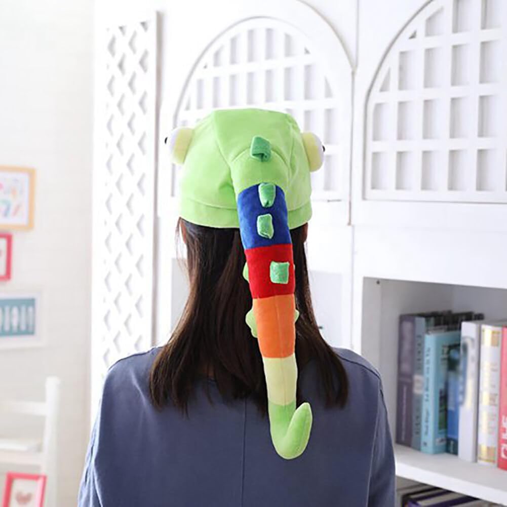 ikasus - Cartoon Cute Tiger Plush Hat Costume Hat Halloween Party Hat Festive Accessory for Christmas Party