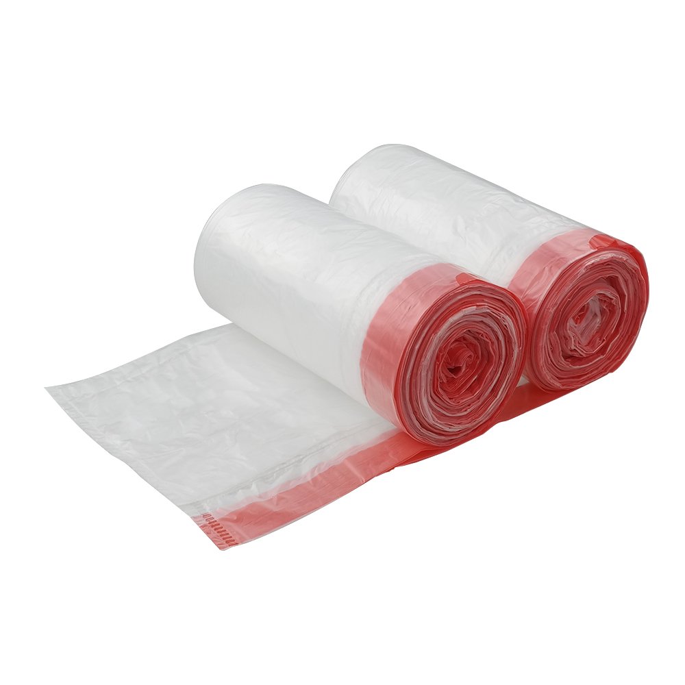 Pekky Claro cordón Grandes Bolsas de Basura, 30 L, 60 Cuenta/2 Rollos