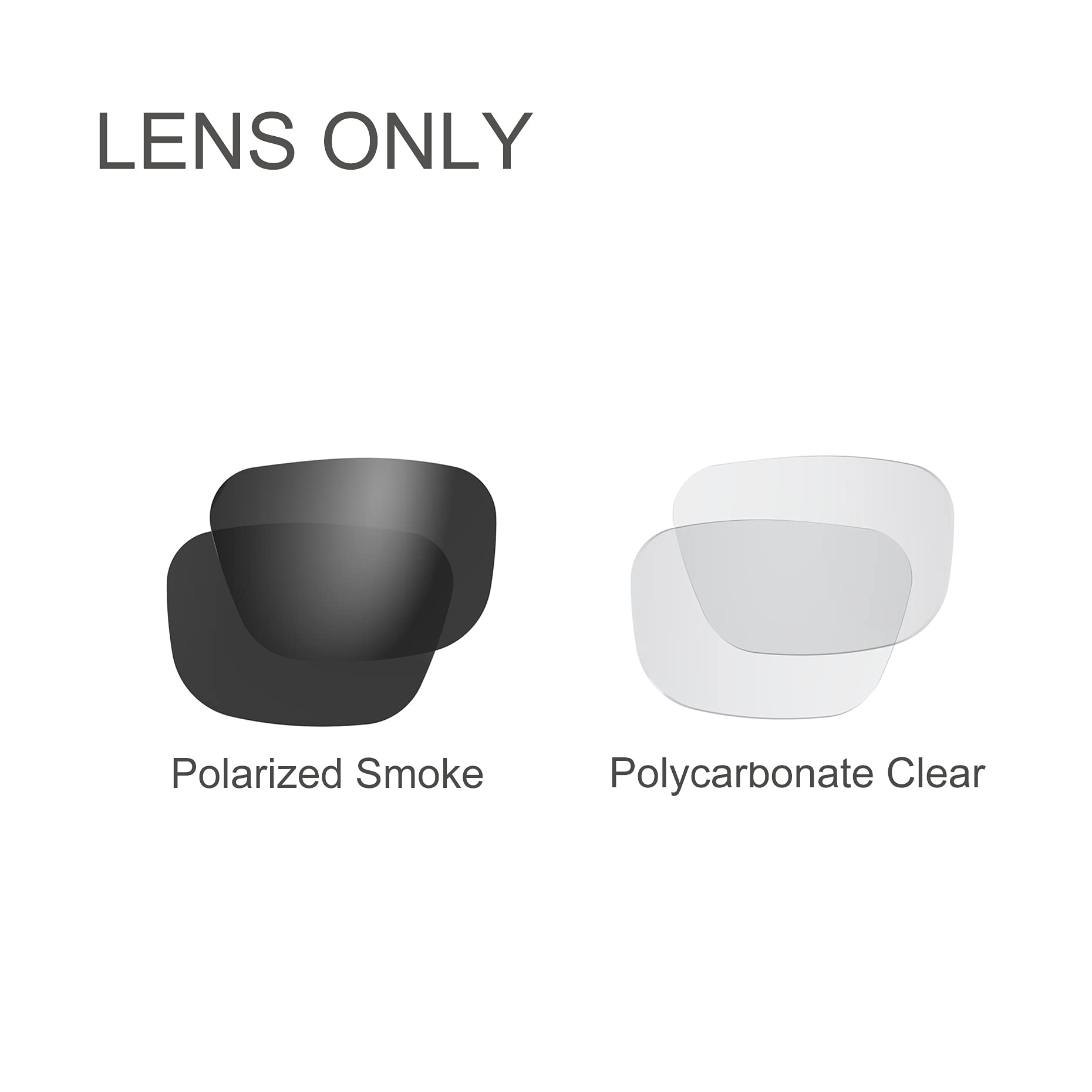 OhO sunshine Polarized Smoke & Clear Lens Sets (Model 788)