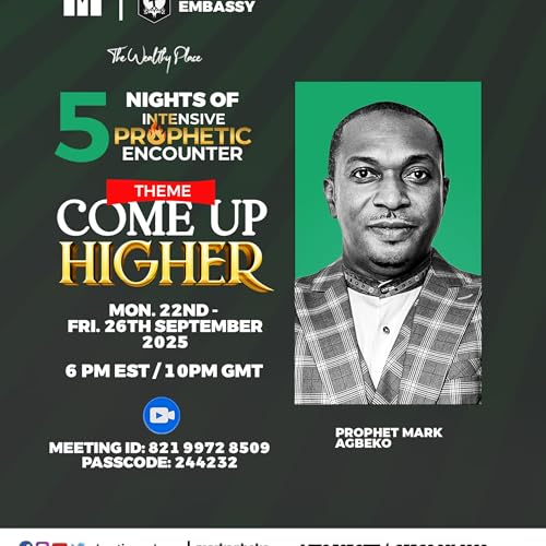 Day 5 of 5 Nights of IPE - Prophetic Stories -Mark Agbeko-26 September 2025