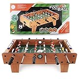 FBITE Tragbarer Tischkicker für Erwachsene und Kinder – Kompaktes Mini-Tischfußballspiel