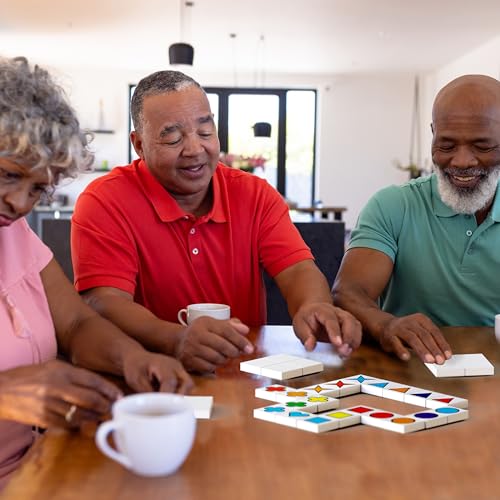 Image of Keeping Busy Match Shapes Large Dementia Activities for Seniors | Alzheimer Products for Elderly Patients | Fun Memory Game Toy & Cognitive Brain Puzzle for Senior Citizens w /Memory Loss or Alzheimers