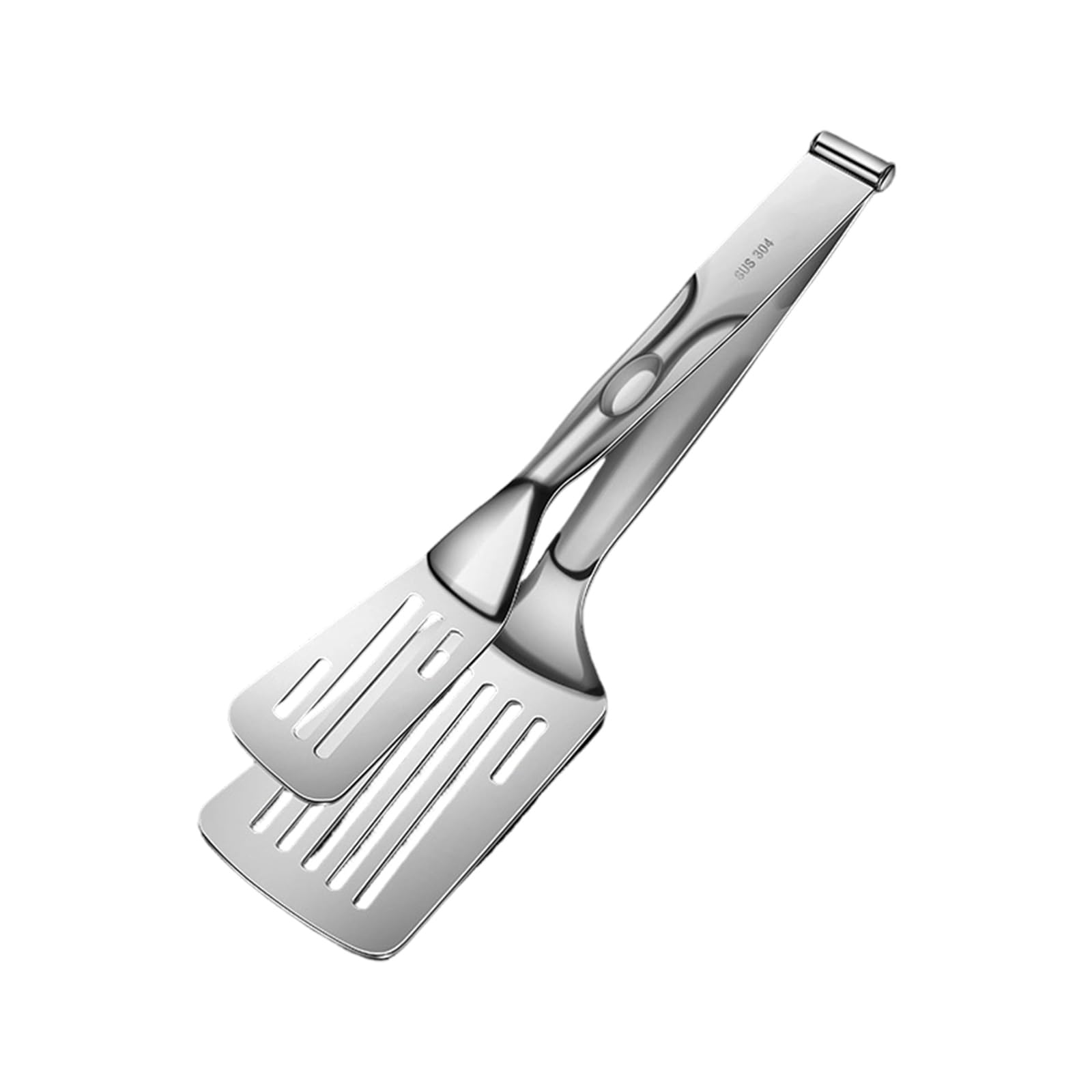 Xjdzineq Stainless Steel Grilling Tongs with Ergonomic Handle Nonslip Grip Dishwasher Safe Ideal for Steak Barbecue Baking Nonslip Handle Bread and Pancake