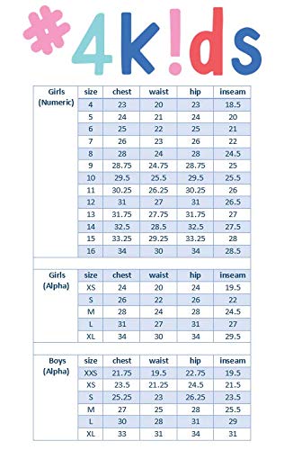 #4K!DS Girl's Essential Long Sleeve T-Shirt (Little Kids/Big Kids)4