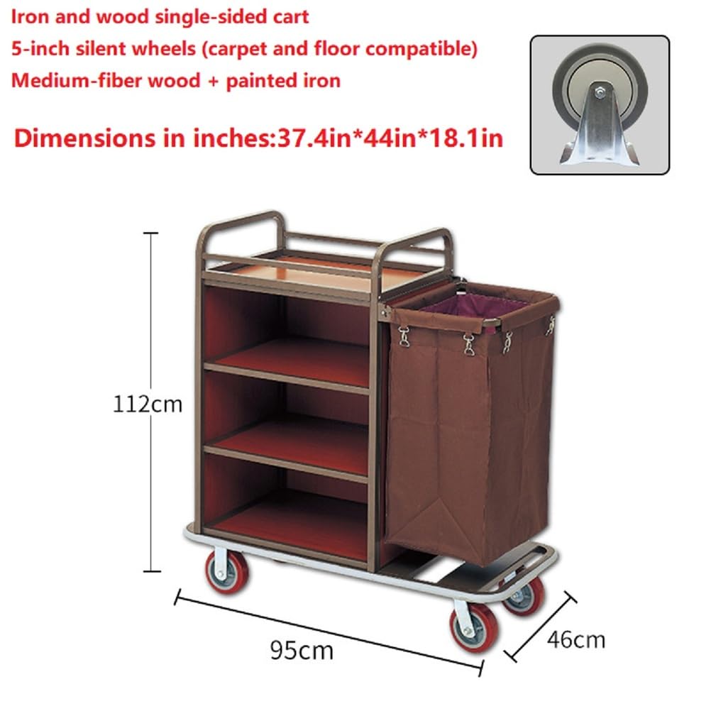 Carrito de limpieza con ruedas, organizador de limpieza para limpieza, mantenimiento y uso de custodia, ideal para una organización eficiente y transporte de suministros