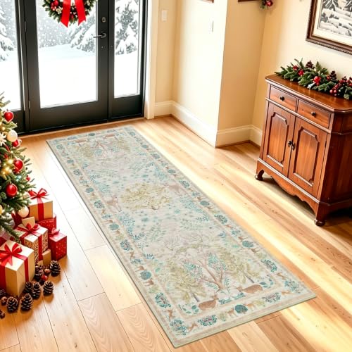 Homcomodar Teppich Läufer 60x150cm Teppichläufer rutschfest Läufer Waschbar – Ansicht 2