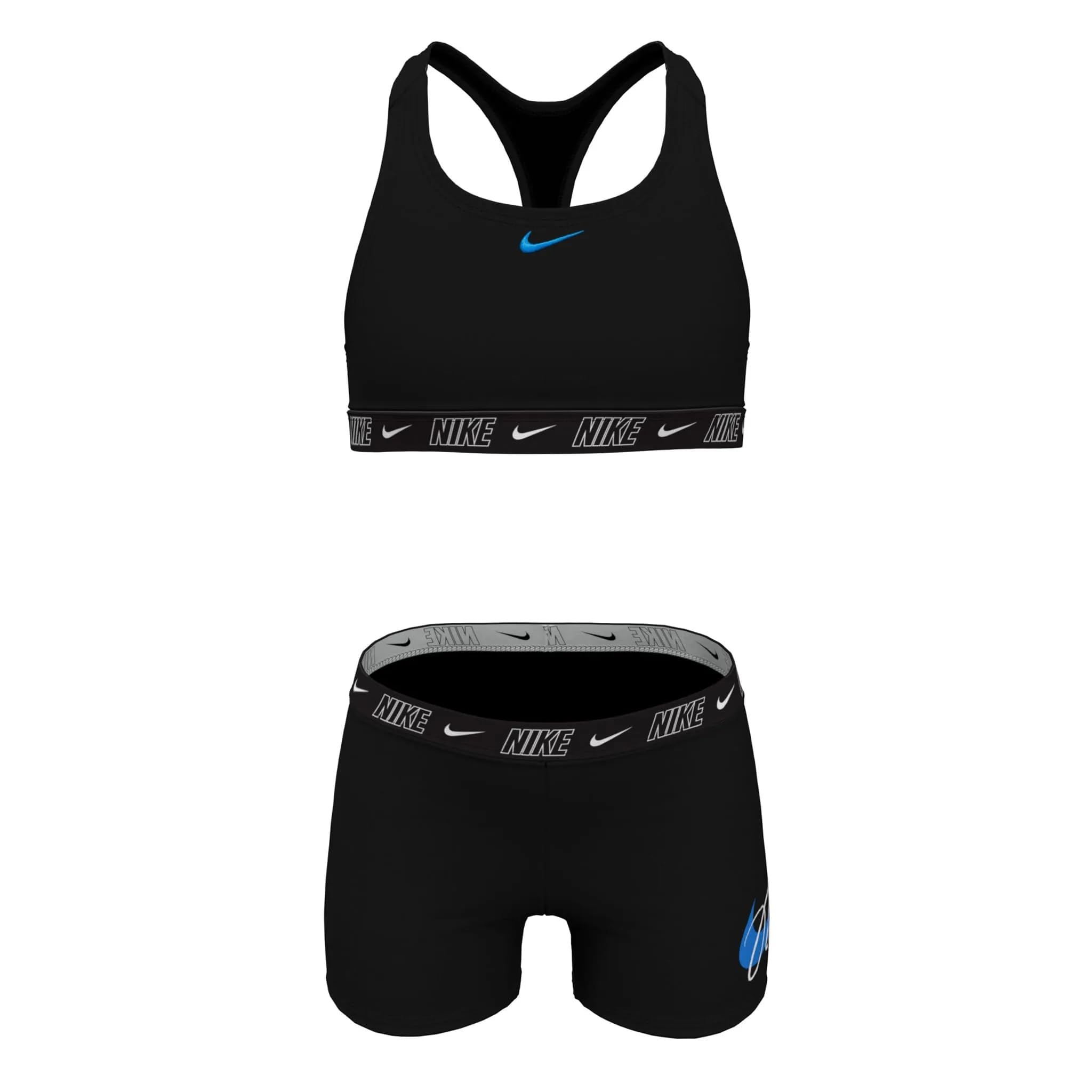 NIKE nesse727-001_Large Traje de baño de una Pieza, Negro, Unisex Adulto
