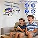 Bloolilies Eagle Remote Control Helicopter Toys for Boys Girls 8-10 11 12 13 14 Year Gifts, 2.4GHz 3.5 Channel Rc Helicopter Drones with LEDs for Kids Beginner- Easy to Fly Indoor