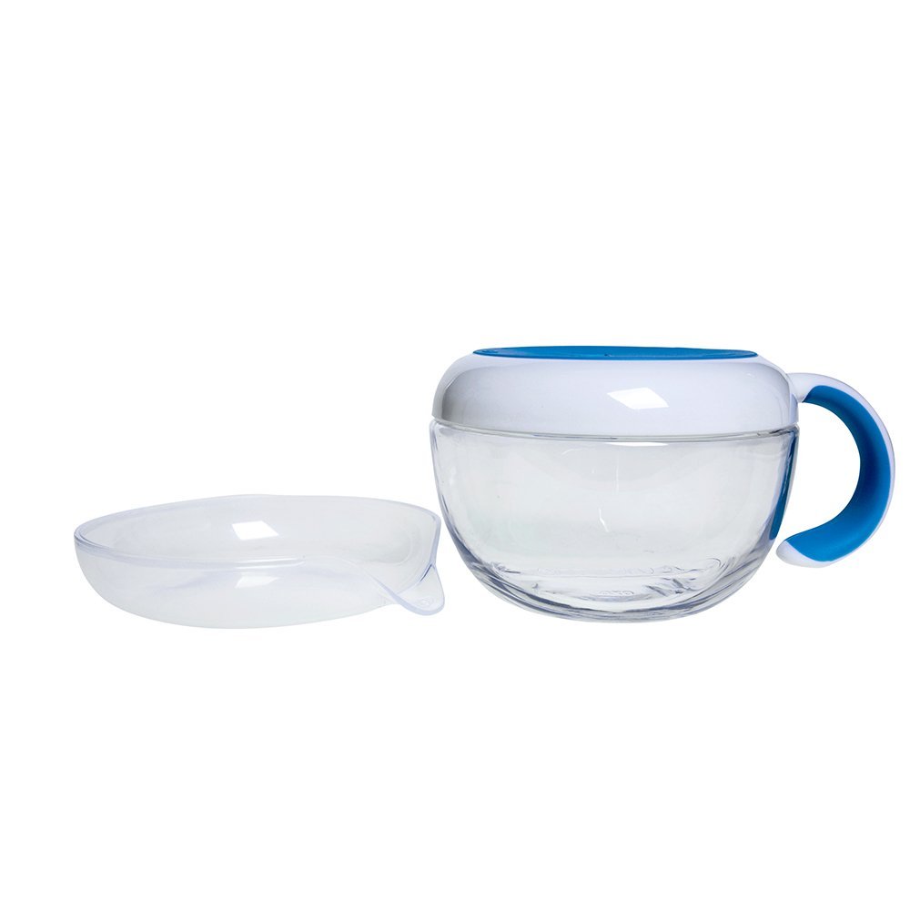 OXO Tot Flippy Snack Cup with Travel Lid - Aqua