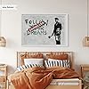 Banksy Poster: Follow Your Dreams Cacelled Wall Graffiti Street Art cool modern, unframed art print, mural - A4, A3, A2, A1, A0, XXL - living room, bedroom, kitchen, decoration #5