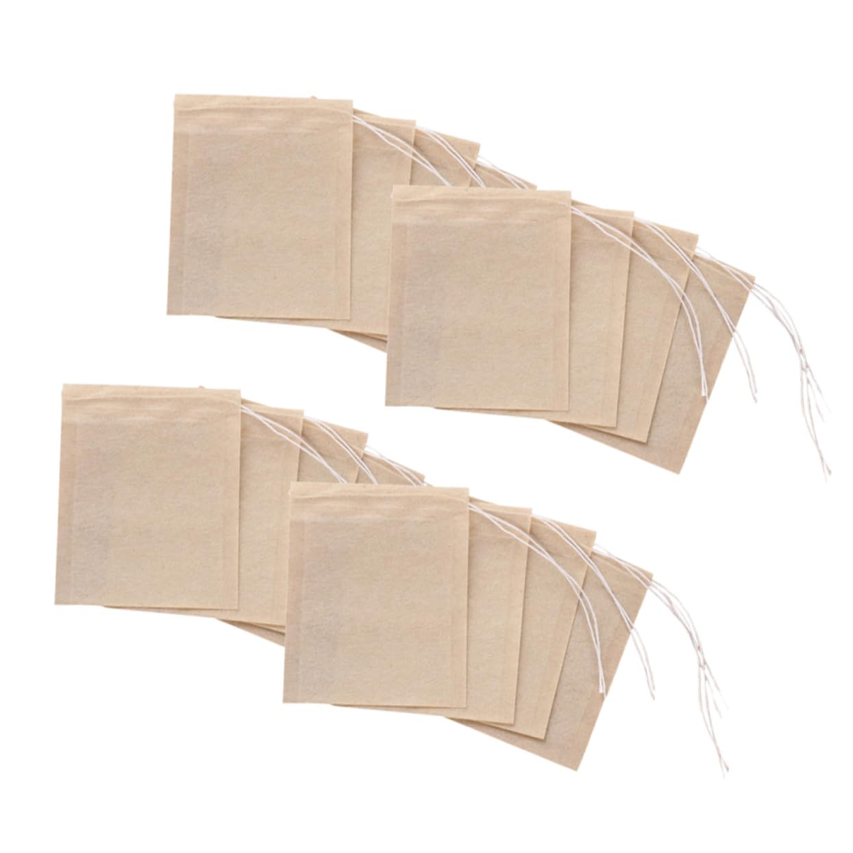 Cabilock 600piezas Bolsas De Té Desechables De Papel De Filtros Para Infusiones De Té Suelto y Café Cordón Para Uso Práctico y Limpio