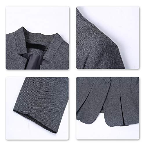 Women's Elegant Business 2 Piece Office Lady Suit Set Work Blazer Pant #TOP3