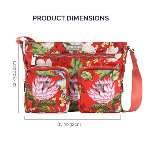 Anuschka Wanderlust Luxe Fabric Collection Women's Vegan RFID Blocking Crossbody Bag4