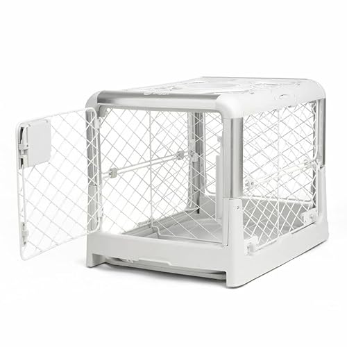 Diggs Revol Dog Crate (Collapsible Dog Crate, Portable Dog Crate, Travel Dog Crate, Dog Kennel) For Medium Dogs And Puppies (Ash) #TOP3