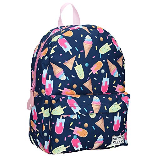 Preisvergleich Produktbild Milky Kiss Kinderrucksack für Mädchen - EIS - Marineblau und Rosa
