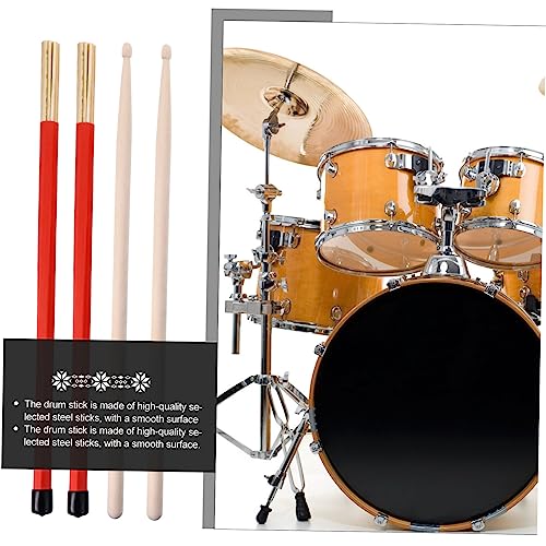 Set Toddmomy 1 Baqueta para Batería con Cepillos de Alambre de Acero para Principiantes y Practicar miniatura 6