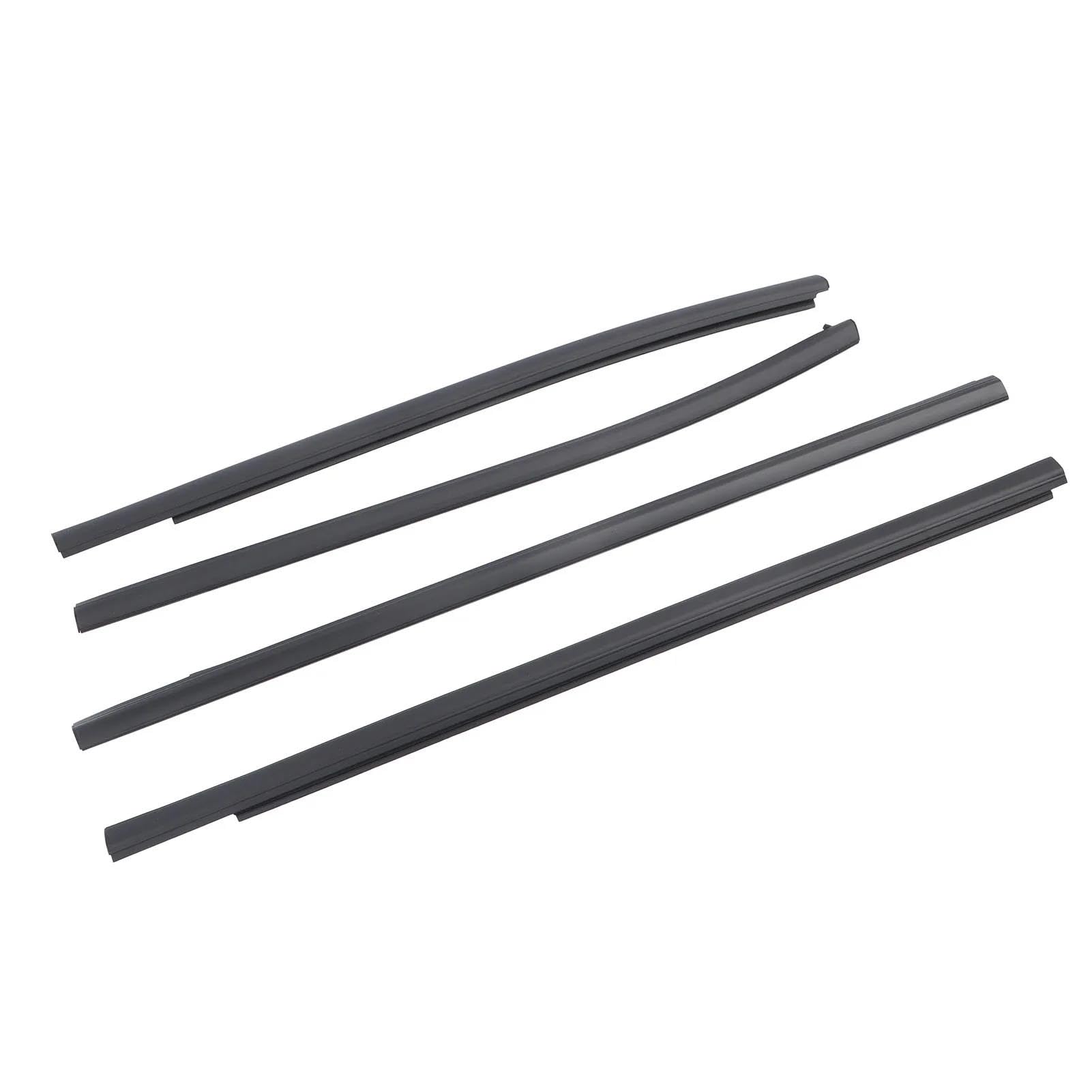 Nangaebppw One Color 4Pcs Car Door Window Weatherstrip Ab3z2625554f Sealing Strip For Ranger Px2 Px3 For Wildtrak For Raptor Xlt Xl