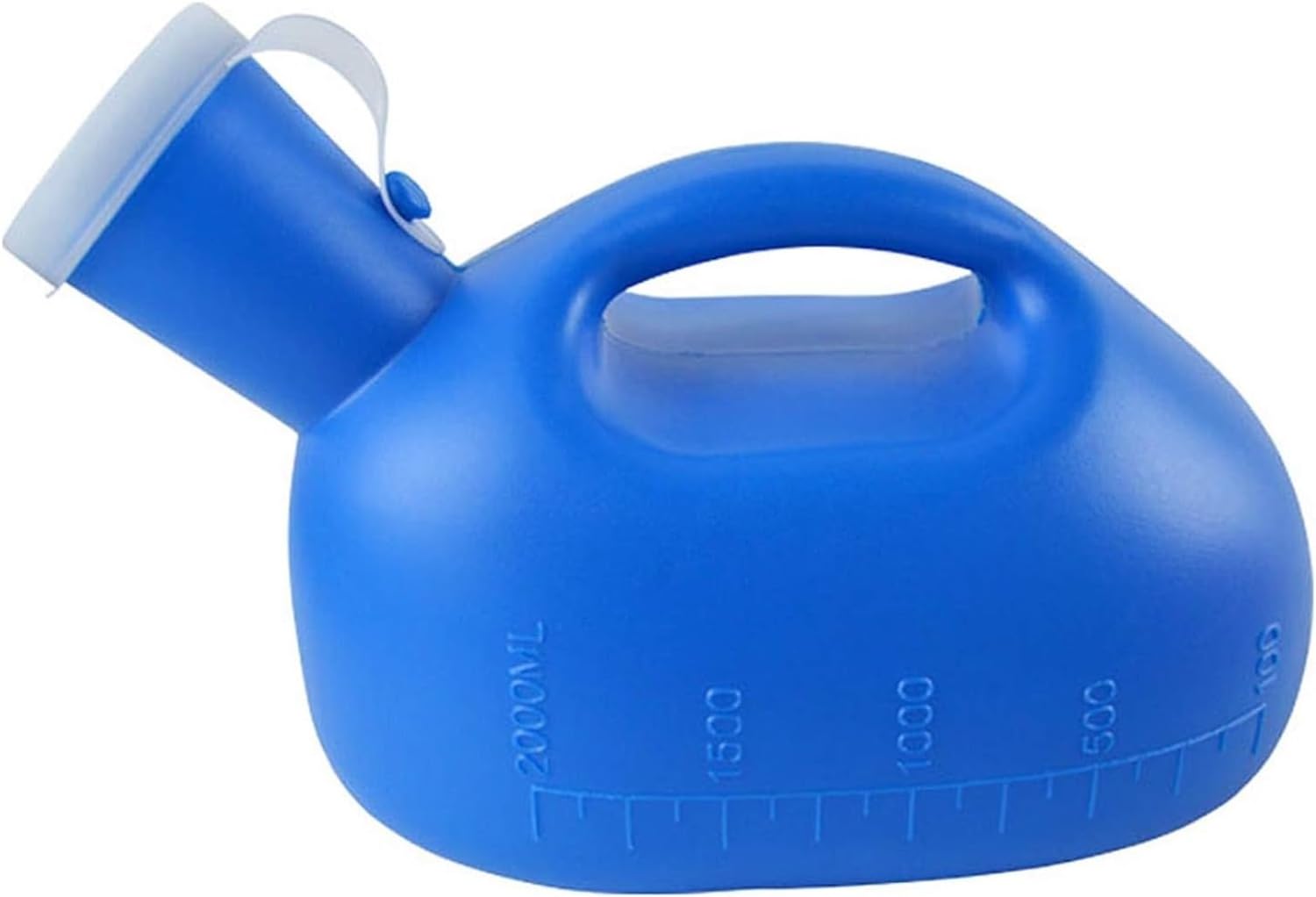 Male Urinal，Pee Bottles，Urine Bottle， Urinals for Men Thick Plastic Mens Bedpan with Lid Portable Pee Bottles - Travel Urine Collection Containers Convenient and Practical