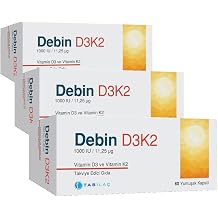 Debin D3K2 60 Yumu ak Kaps l 3 paketi