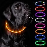 Collier pour chien rechargeable par USB lumineux : notre collier lumineux rechargeable pour chien ne nécessite pas de changement de batterie. Avec le câble de charge fourni, il peut être chargé via un chargeur, une banque d'alimentation, un ordinateur portable ou un ordinateur. Ce collier lumineux dure 4 à 6 heures avec seulement 40 minutes de charge. Laissez votre ami à quatre pattes profiter des promenades, des sorties, des parcs pour chiens et du camping pendant les nuits d'hiver.