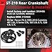 SPORDA Front & Rear Crankshaft Seal Remover & Installer with Wear Sleeve Installer Tool Set,fits for Cummins 3.9L 5.9L 6.7L 1989-2016,Replace 3824500,ST-224C,3824078,3824498,3164660 (1 Set)