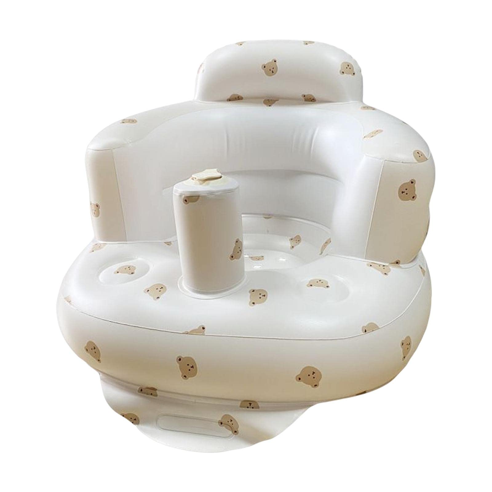 Oshhni Asiento infble de PVC para, niños Que juegan, SIL Flotante Shower para pequeños, Oso M